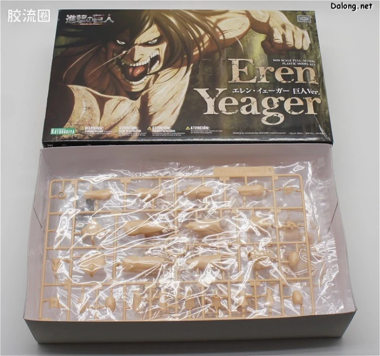 寿屋综合拼装模型系列 人形综合 <进击的巨人> 艾伦·耶格尔 巨人Ver. - 图片